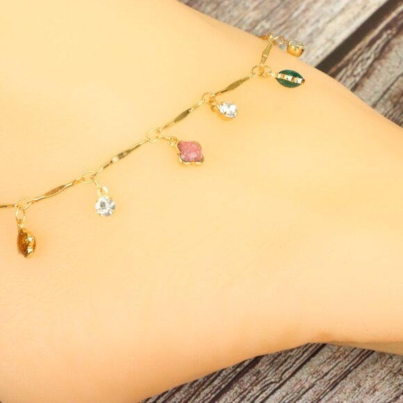 "Elegant Handmade Anklet – Delicate Jewelry for Women, MAR091817 - Picture 3 of 10
